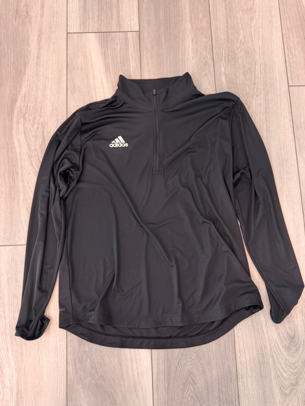 adidas Black Half-Zip Training Top
